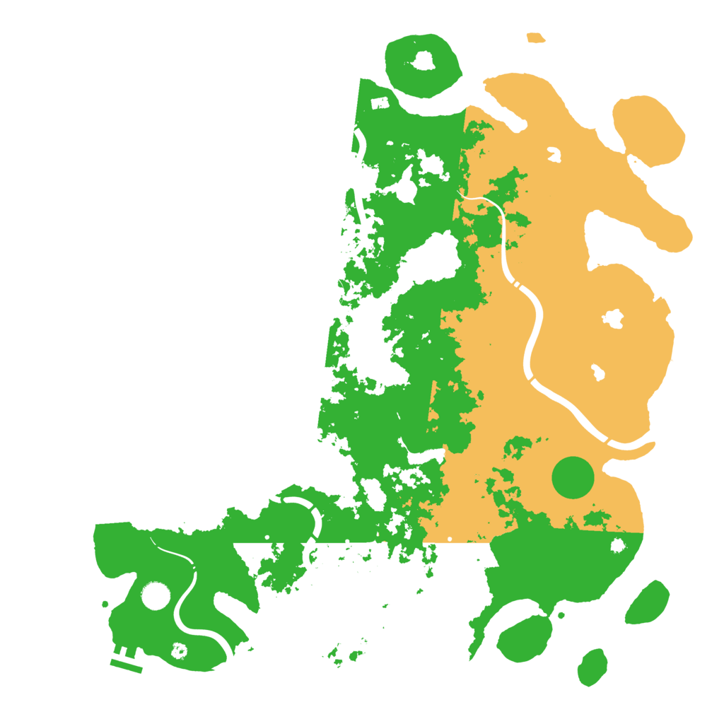 Biome Rust Map: Procedural Map, Size: 4500, Seed: 6360102