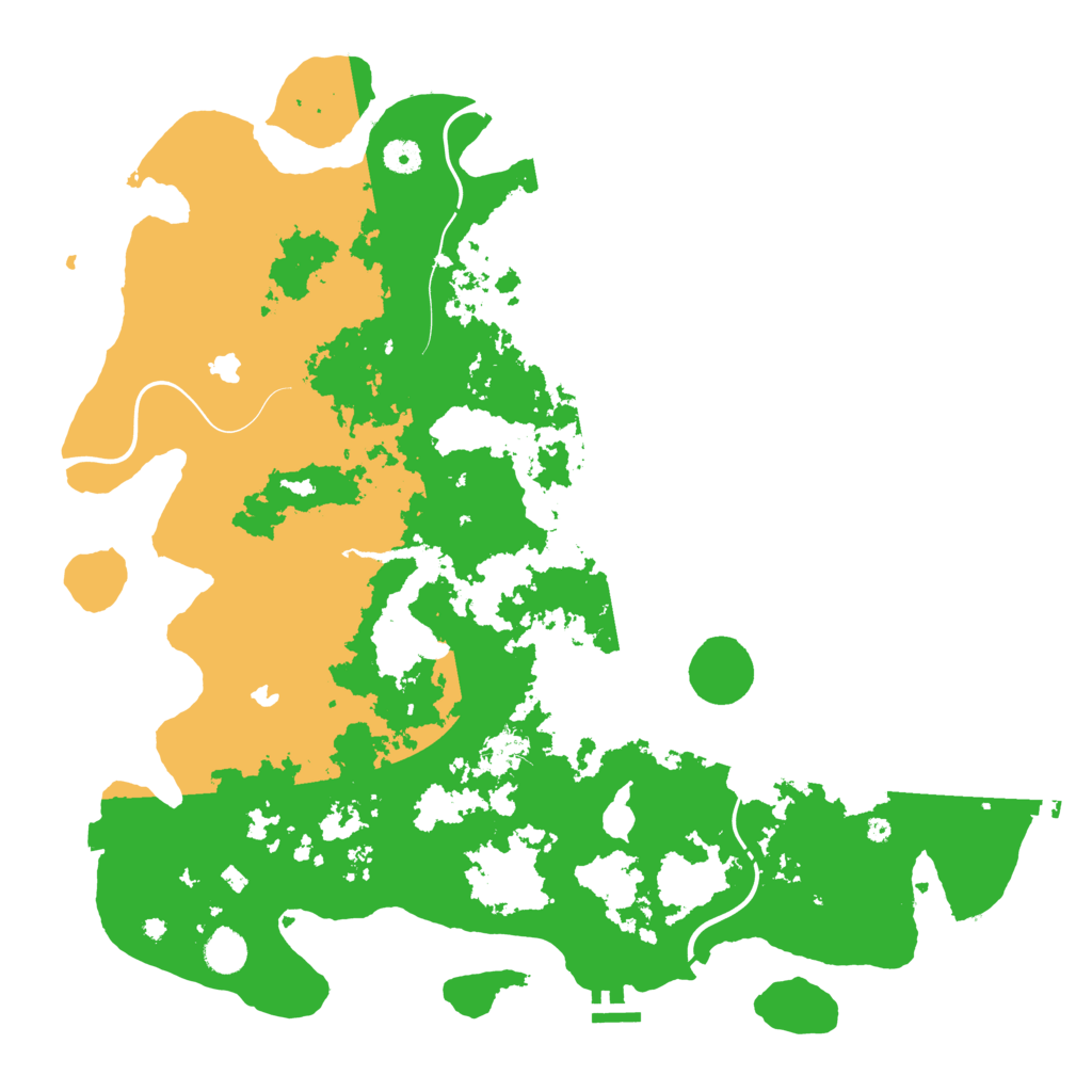 Biome Rust Map: Procedural Map, Size: 4500, Seed: 4895343