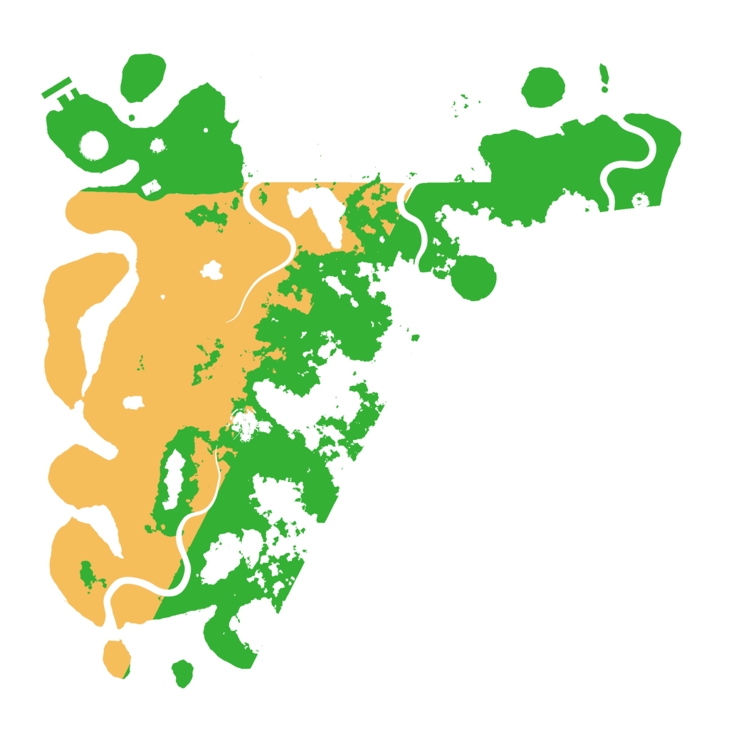 Biome Rust Map: Procedural Map, Size: 4500, Seed: 5322429