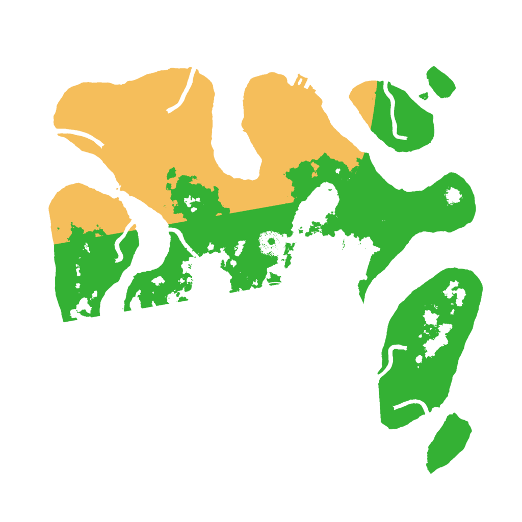 Biome Rust Map: Procedural Map, Size: 3000, Seed: 744582166