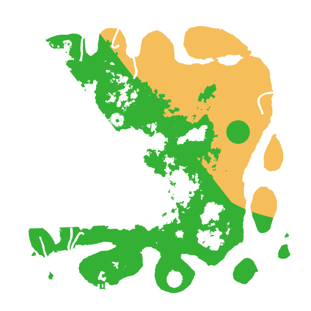 Biome Rust Map: Procedural Map, Size: 3500, Seed: 3050096
