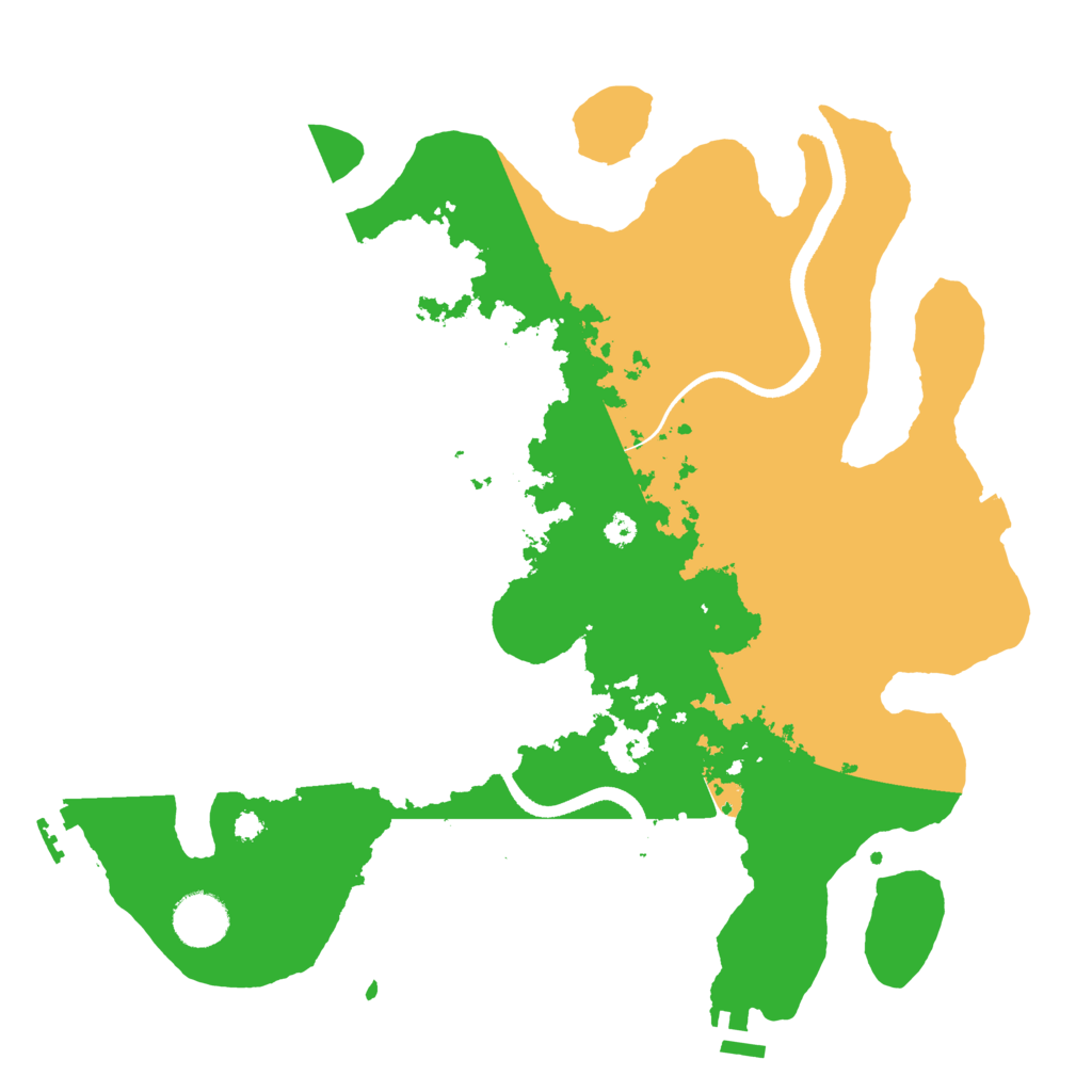 Biome Rust Map: Procedural Map, Size: 3500, Seed: 11251