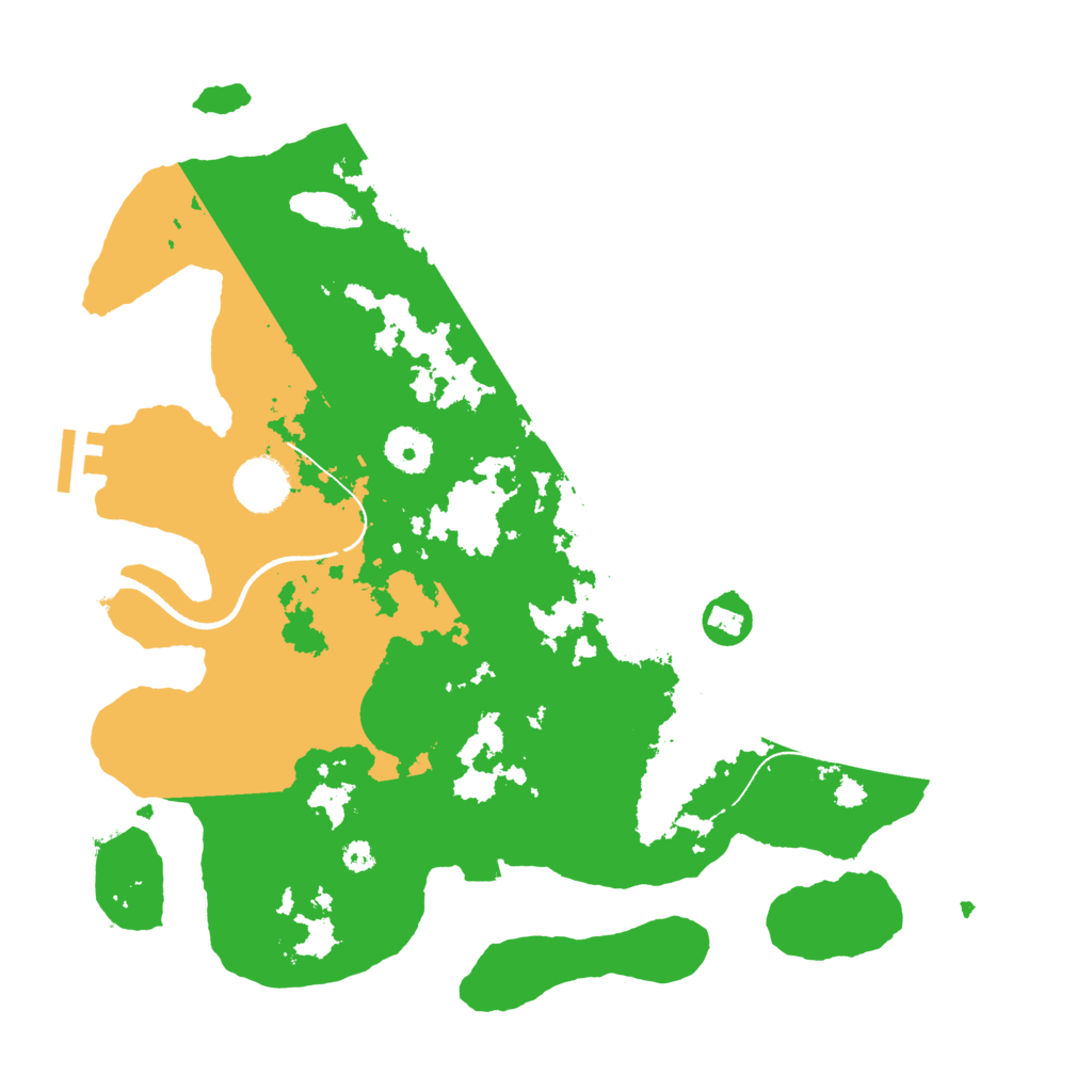 Biome Rust Map: Procedural Map, Size: 3500, Seed: 4177765