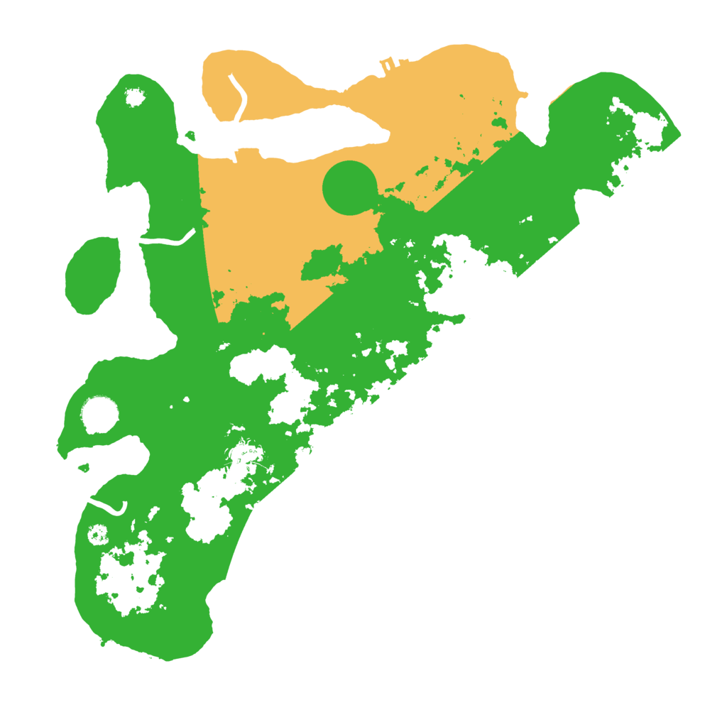 Biome Rust Map: Procedural Map, Size: 3500, Seed: 5991