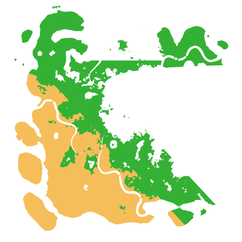 Biome Rust Map: Procedural Map, Size: 4500, Seed: 837922