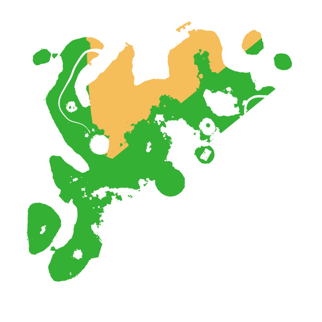 Biome Rust Map: Procedural Map, Size: 3000, Seed: 60770852