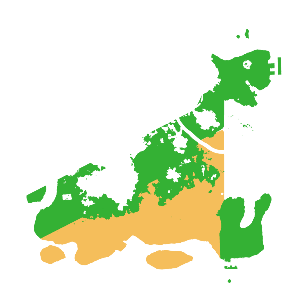 Biome Rust Map: Procedural Map, Size: 3500, Seed: 1510331