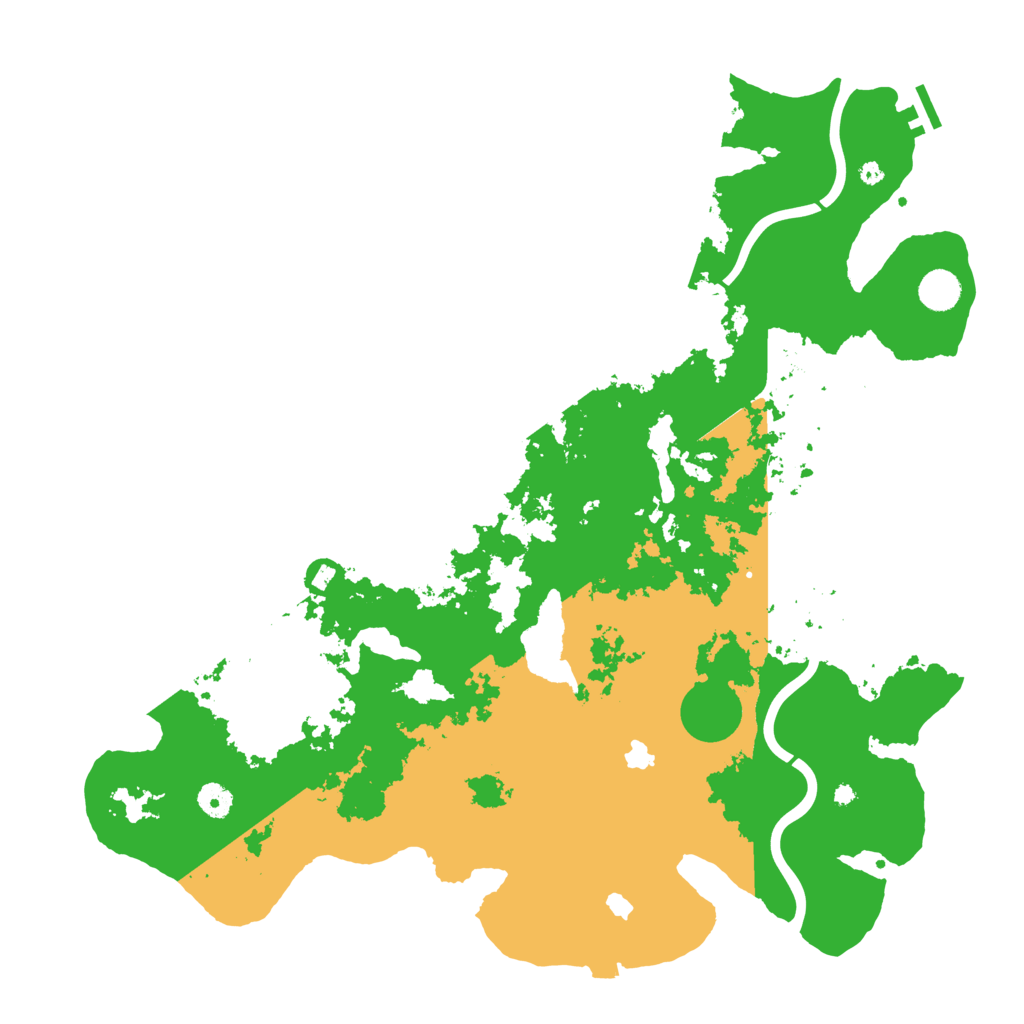 Biome Rust Map: Procedural Map, Size: 4500, Seed: 2686881