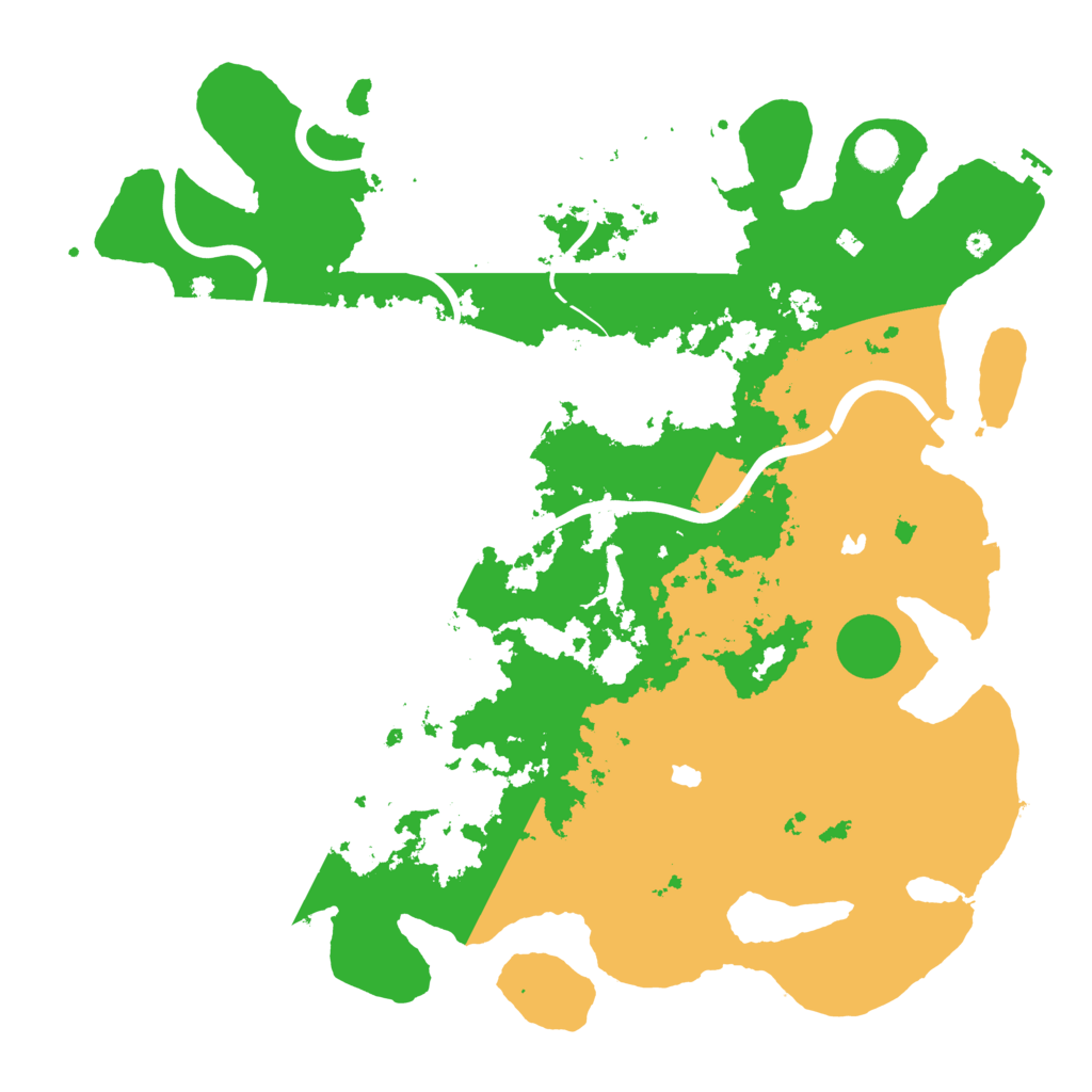 Biome Rust Map: Procedural Map, Size: 4500, Seed: 36576