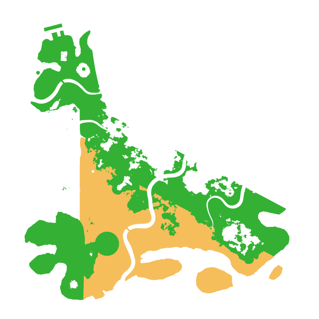 Biome Rust Map: Procedural Map, Size: 3500, Seed: 5665845