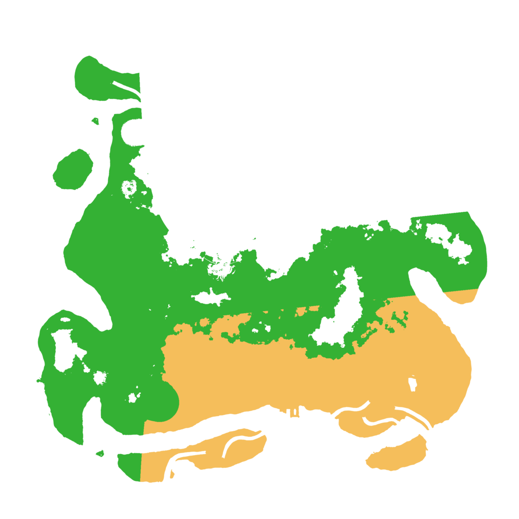 Biome Rust Map: Procedural Map, Size: 3500, Seed: 253595331