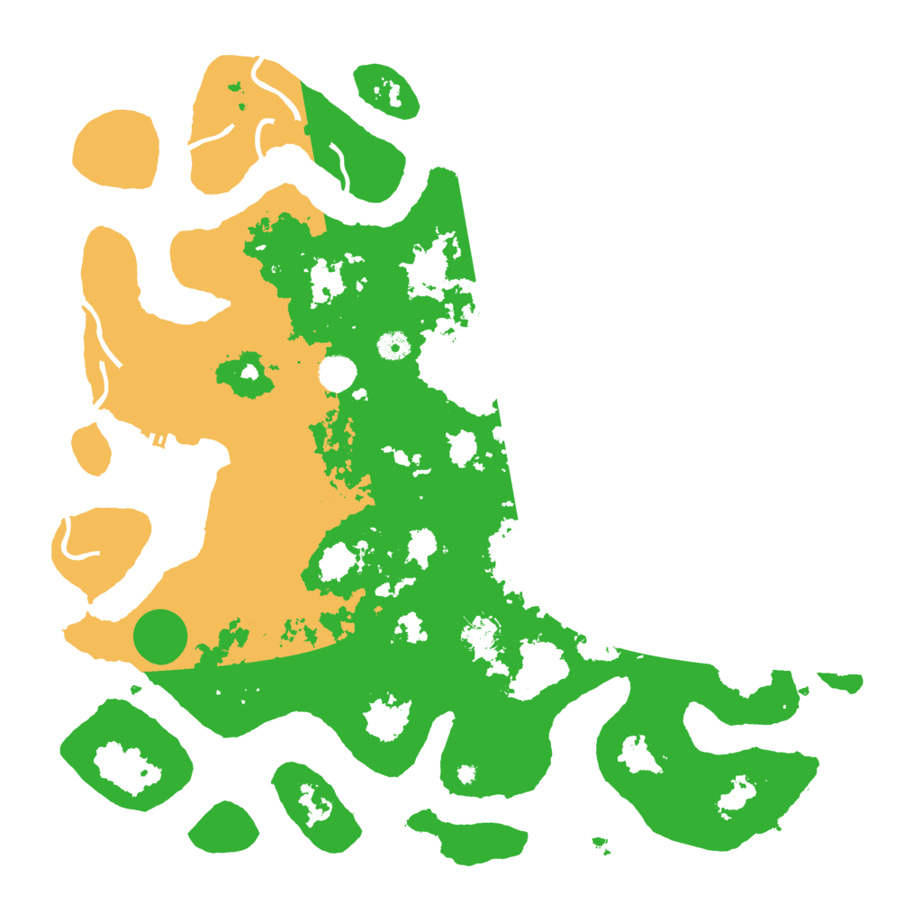 Biome Rust Map: Procedural Map, Size: 4500, Seed: 950136