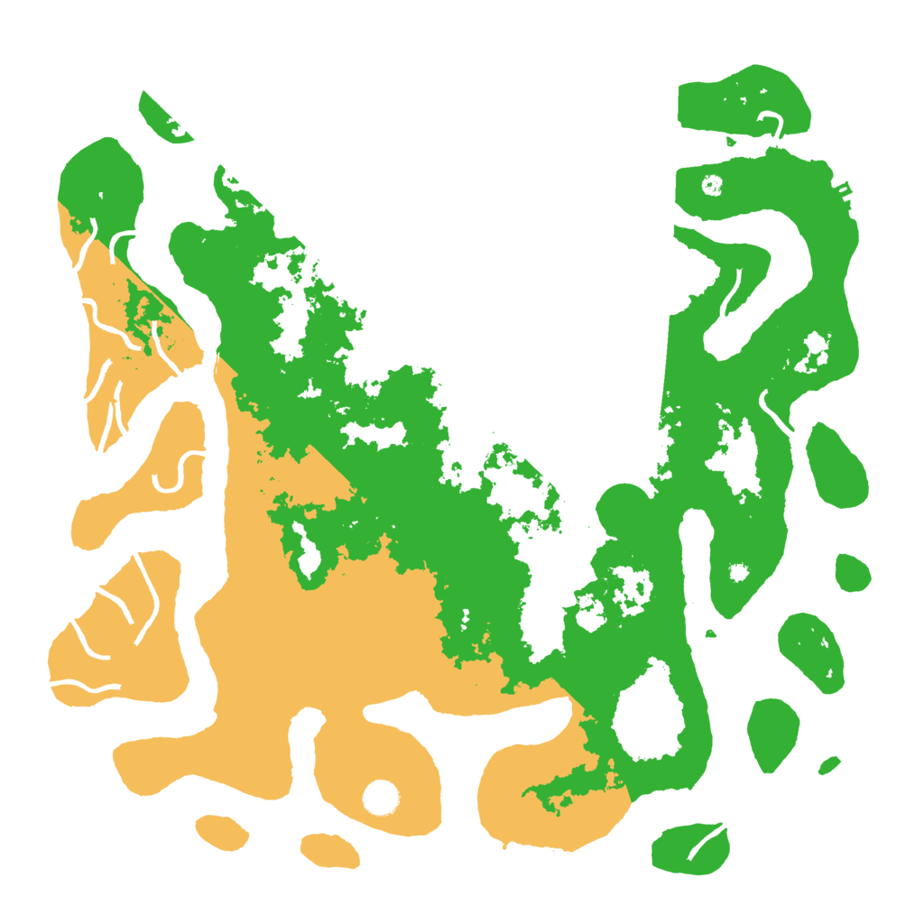 Biome Rust Map: Procedural Map, Size: 4500, Seed: 4908098