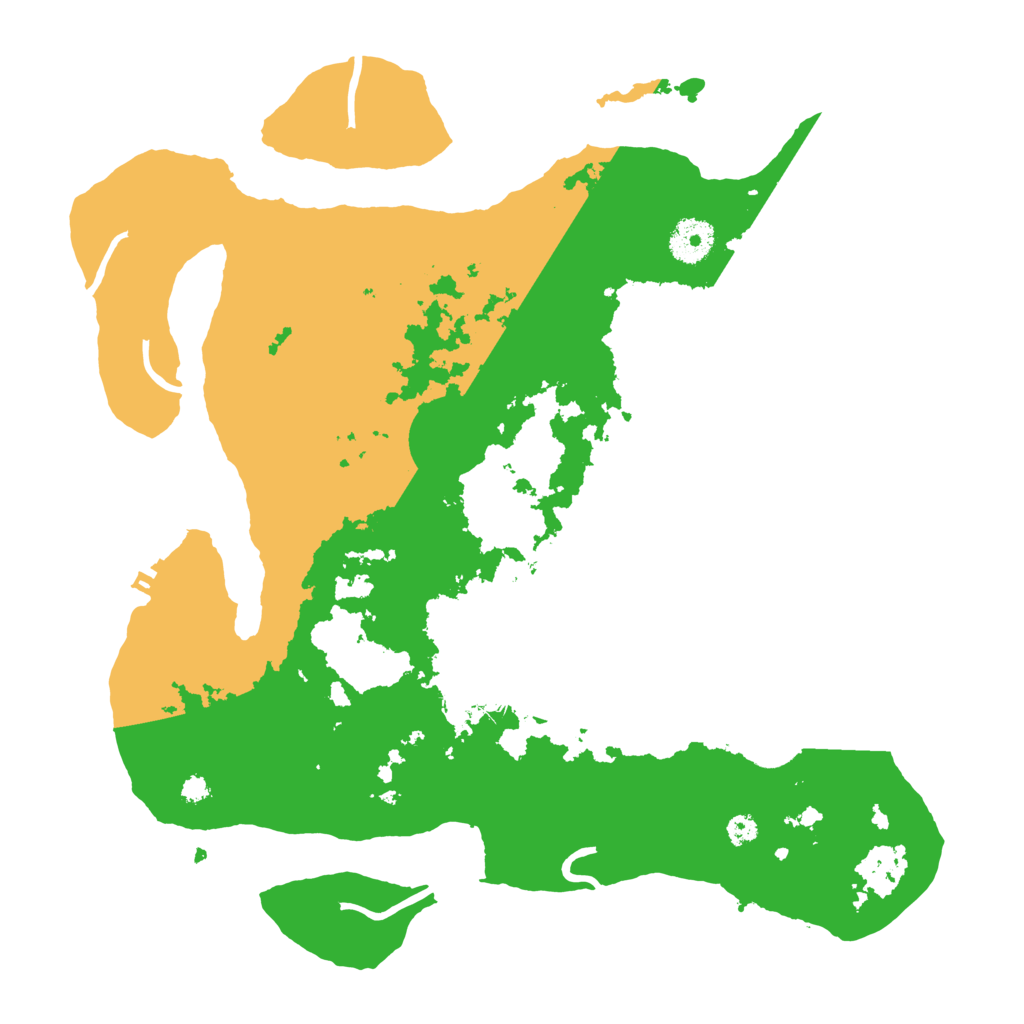 Biome Rust Map: Procedural Map, Size: 3500, Seed: 763683