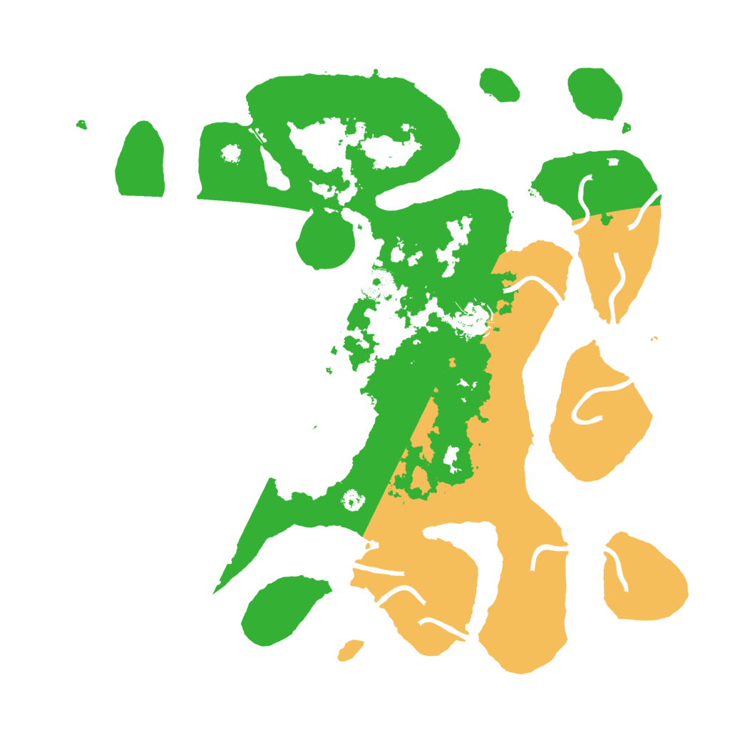 Biome Rust Map: Procedural Map, Size: 3500, Seed: 5573282