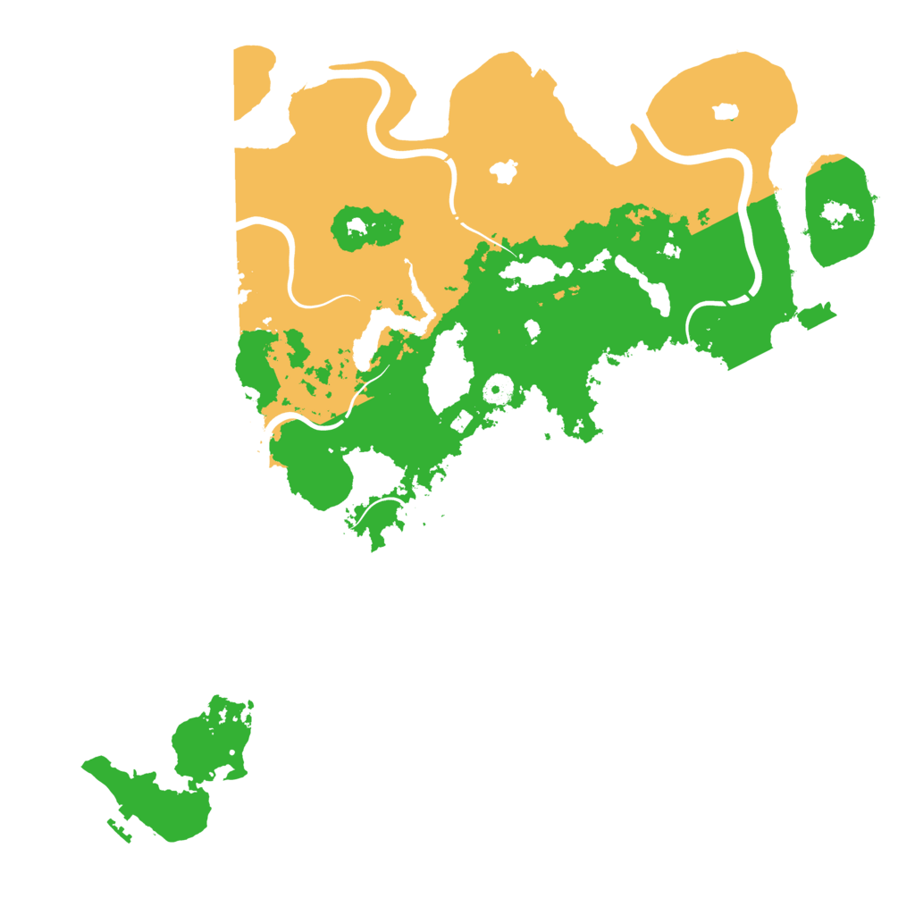 Biome Rust Map: Procedural Map, Size: 4500, Seed: 937324