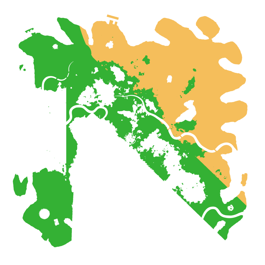 Biome Rust Map: Procedural Map, Size: 4500, Seed: 2491121