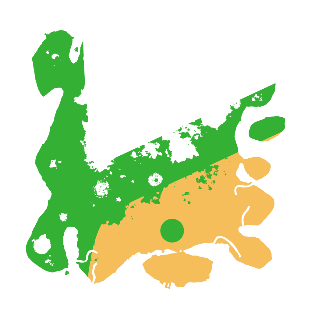 Biome Rust Map: Procedural Map, Size: 3500, Seed: 4245803