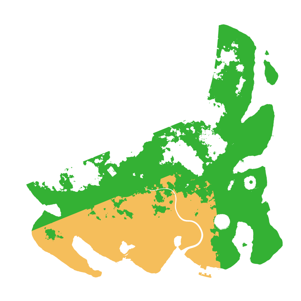 Biome Rust Map: Procedural Map, Size: 3500, Seed: 2867603