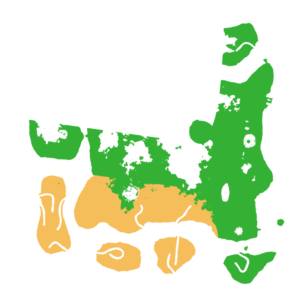 Biome Rust Map: Procedural Map, Size: 3500, Seed: 2932583