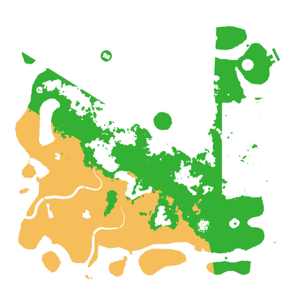 Biome Rust Map: Procedural Map, Size: 4500, Seed: 3177076