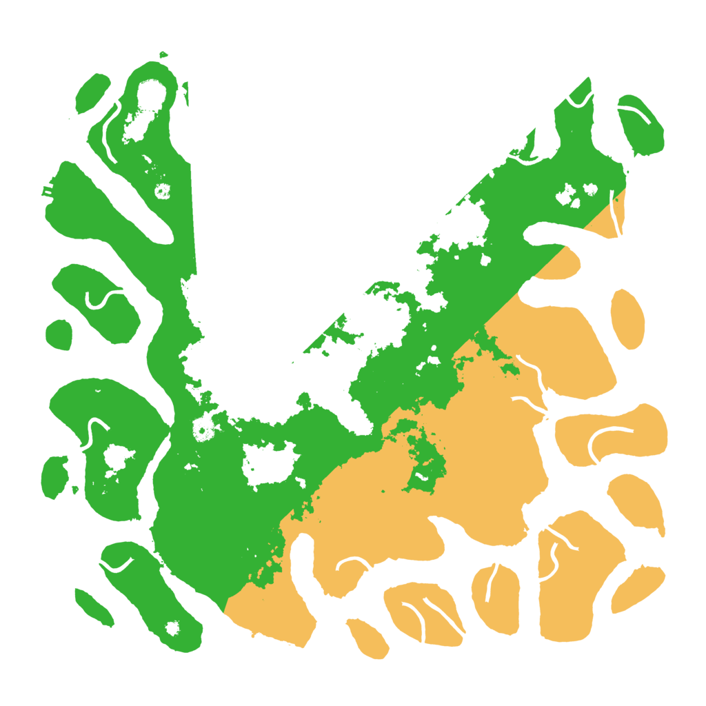Biome Rust Map: Procedural Map, Size: 4500, Seed: 746384741