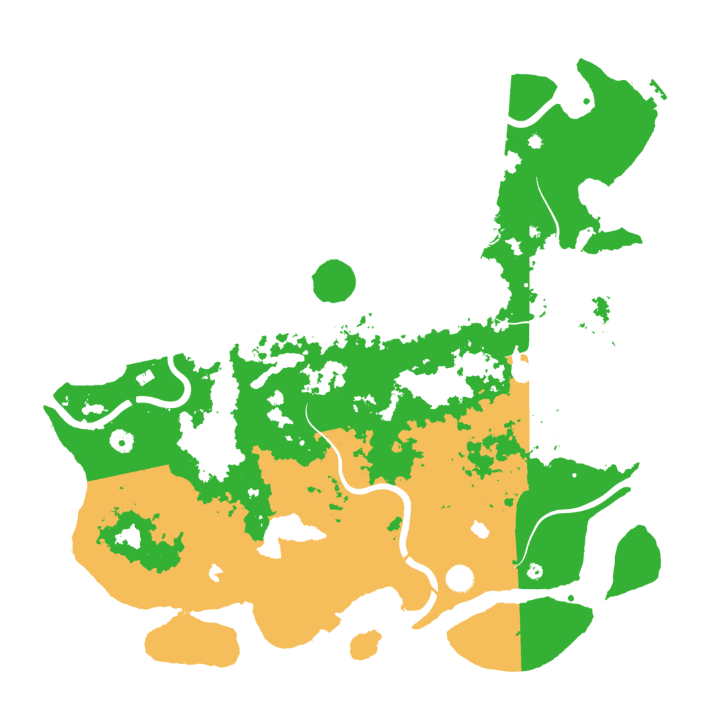 Biome Rust Map: Procedural Map, Size: 4500, Seed: 3421306