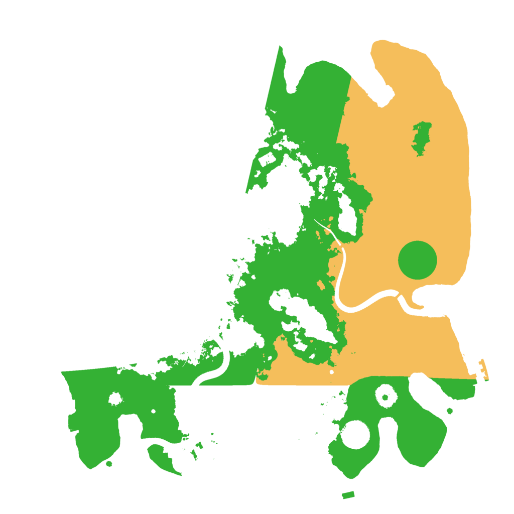 Biome Rust Map: Procedural Map, Size: 3500, Seed: 5017909