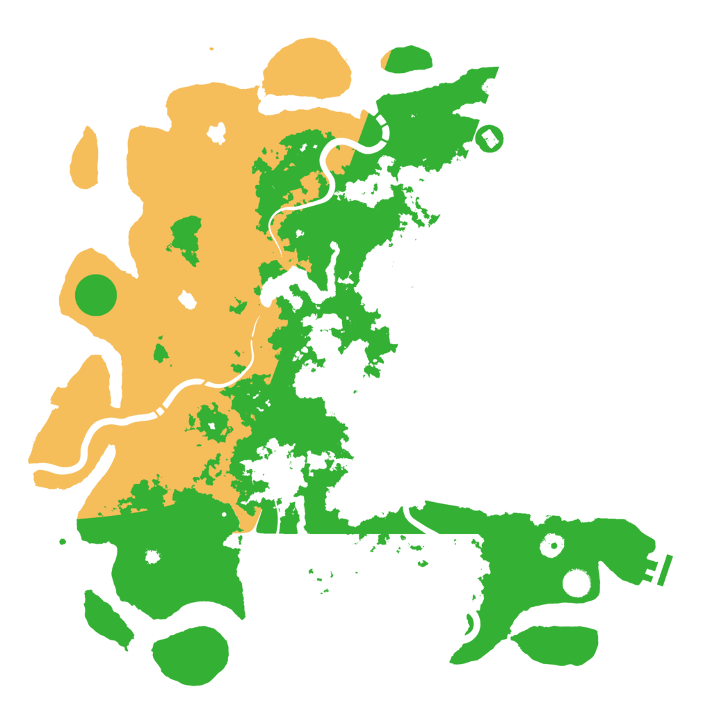 Biome Rust Map: Procedural Map, Size: 4500, Seed: 3353726