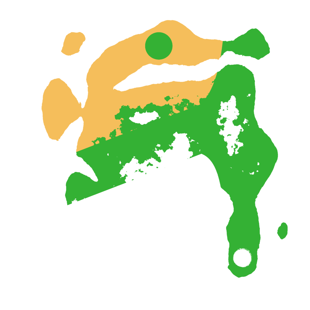 Biome Rust Map: Barren, Size: 3000, Seed: 2050531230