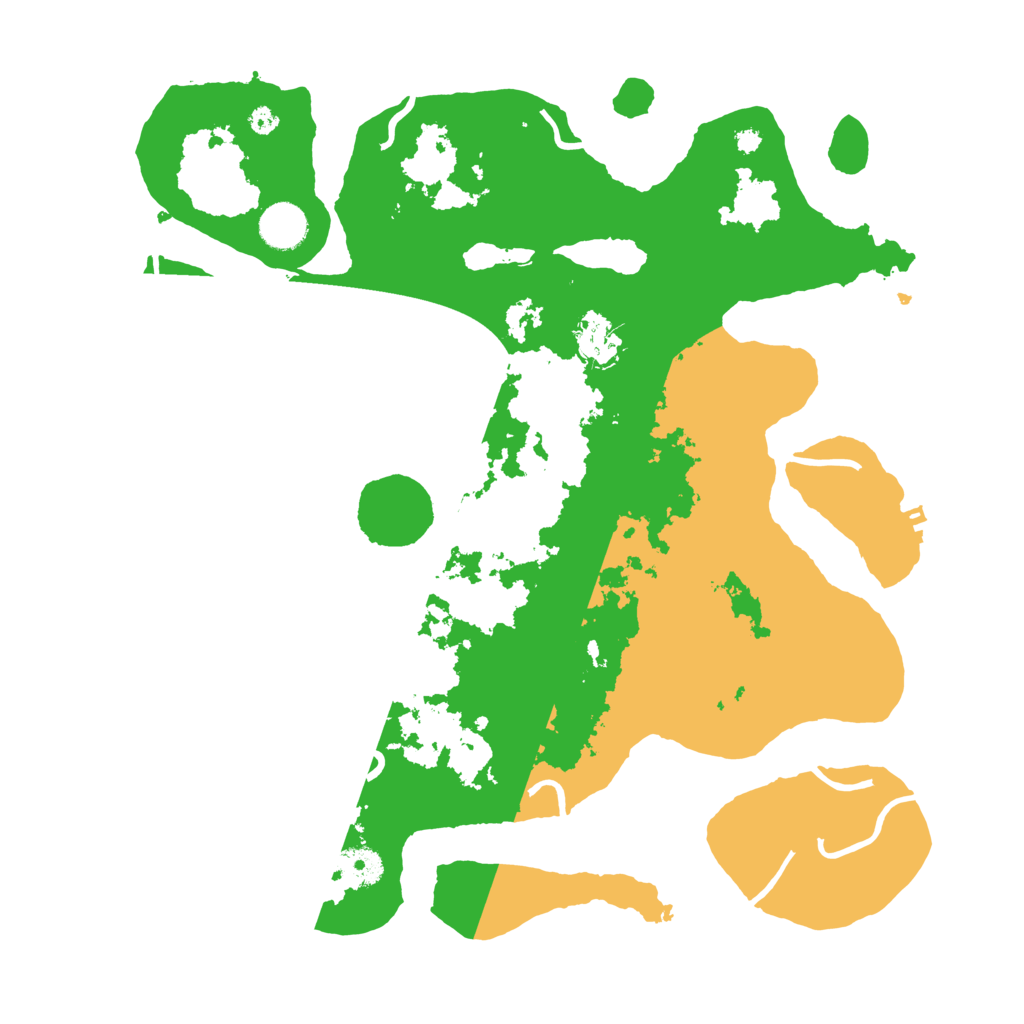 Biome Rust Map: Procedural Map, Size: 3800, Seed: 243132