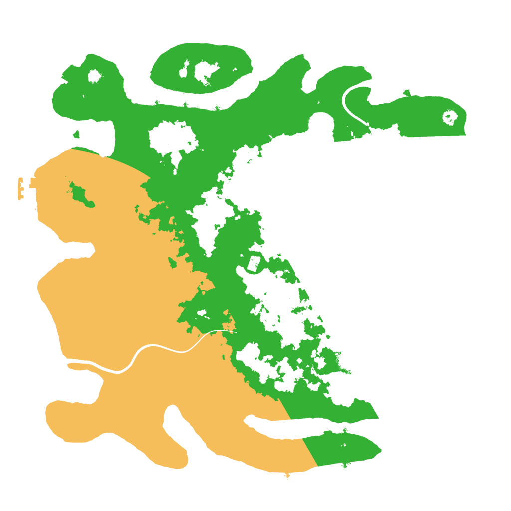 Biome Rust Map: Procedural Map, Size: 3500, Seed: 1149420