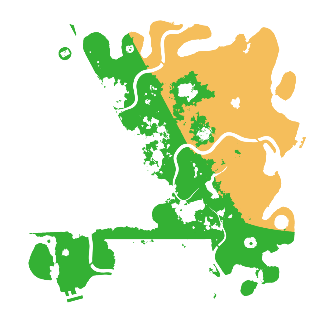 Biome Rust Map: Procedural Map, Size: 4000, Seed: 19238884
