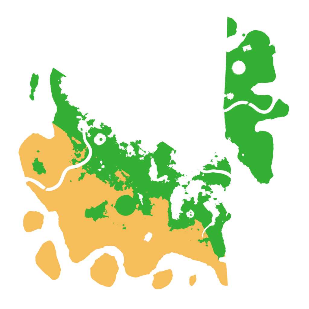 Biome Rust Map: Procedural Map, Size: 4000, Seed: 960903086