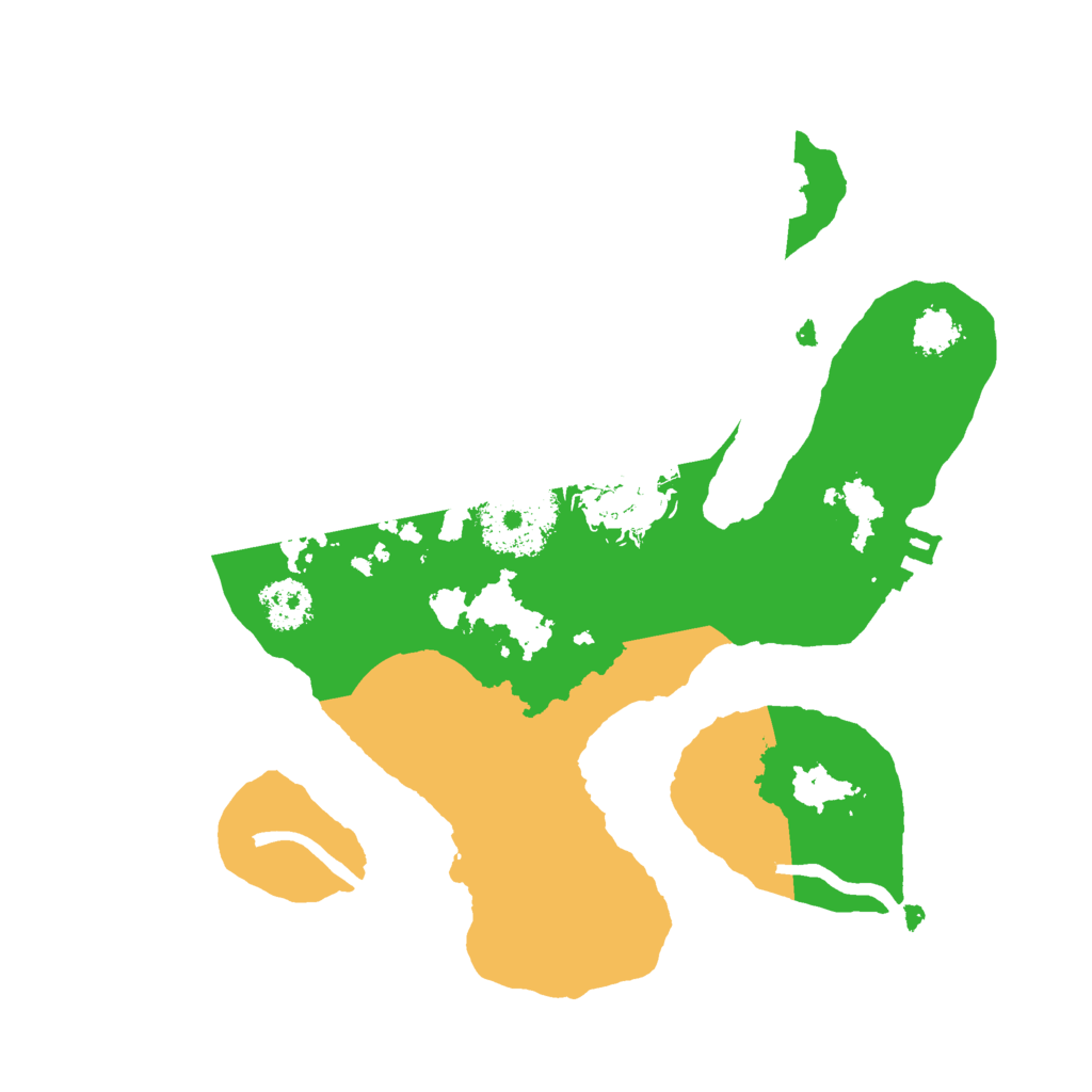 Biome Rust Map: Procedural Map, Size: 2200, Seed: 1185531026