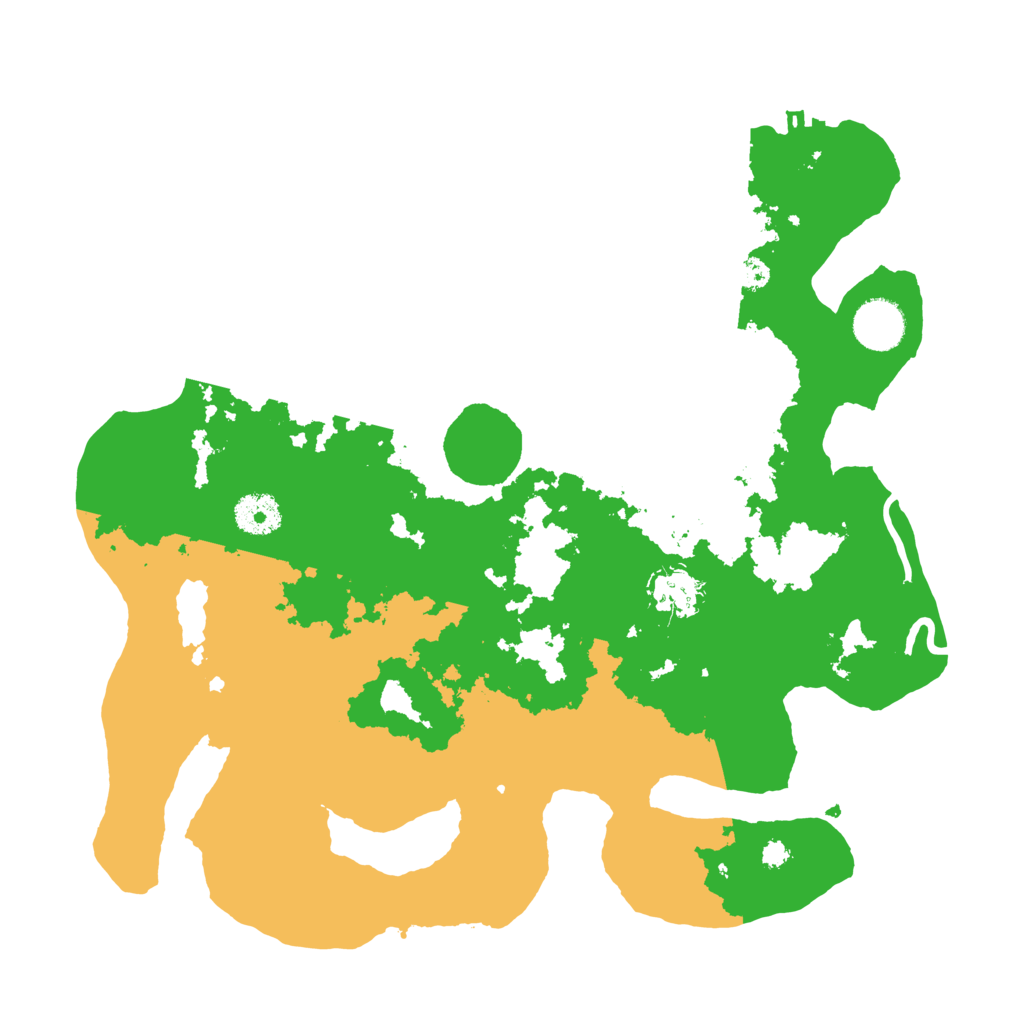 Biome Rust Map: Procedural Map, Size: 3500, Seed: 3111816