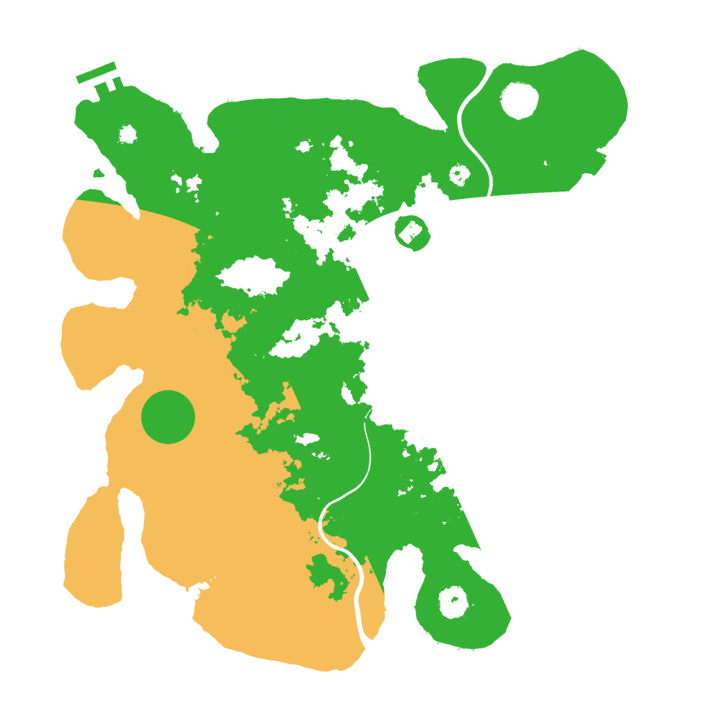 Biome Rust Map: Procedural Map, Size: 3500, Seed: 4538316