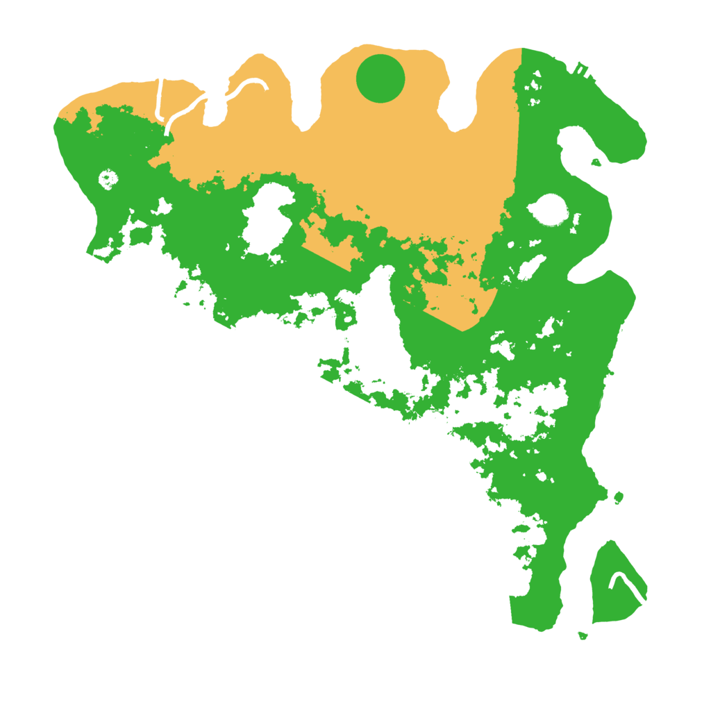 Biome Rust Map: Procedural Map, Size: 3850, Seed: 96897689