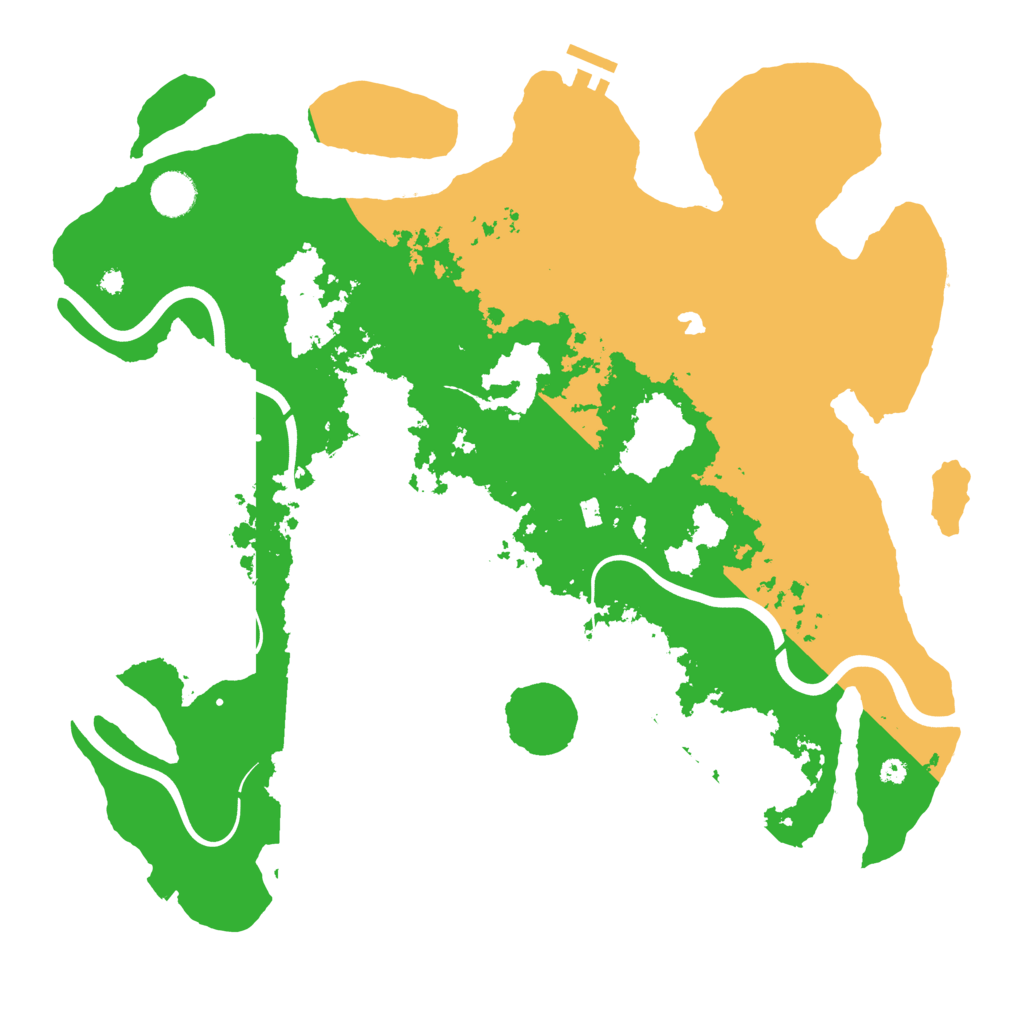 Biome Rust Map: Procedural Map, Size: 4000, Seed: 118299151