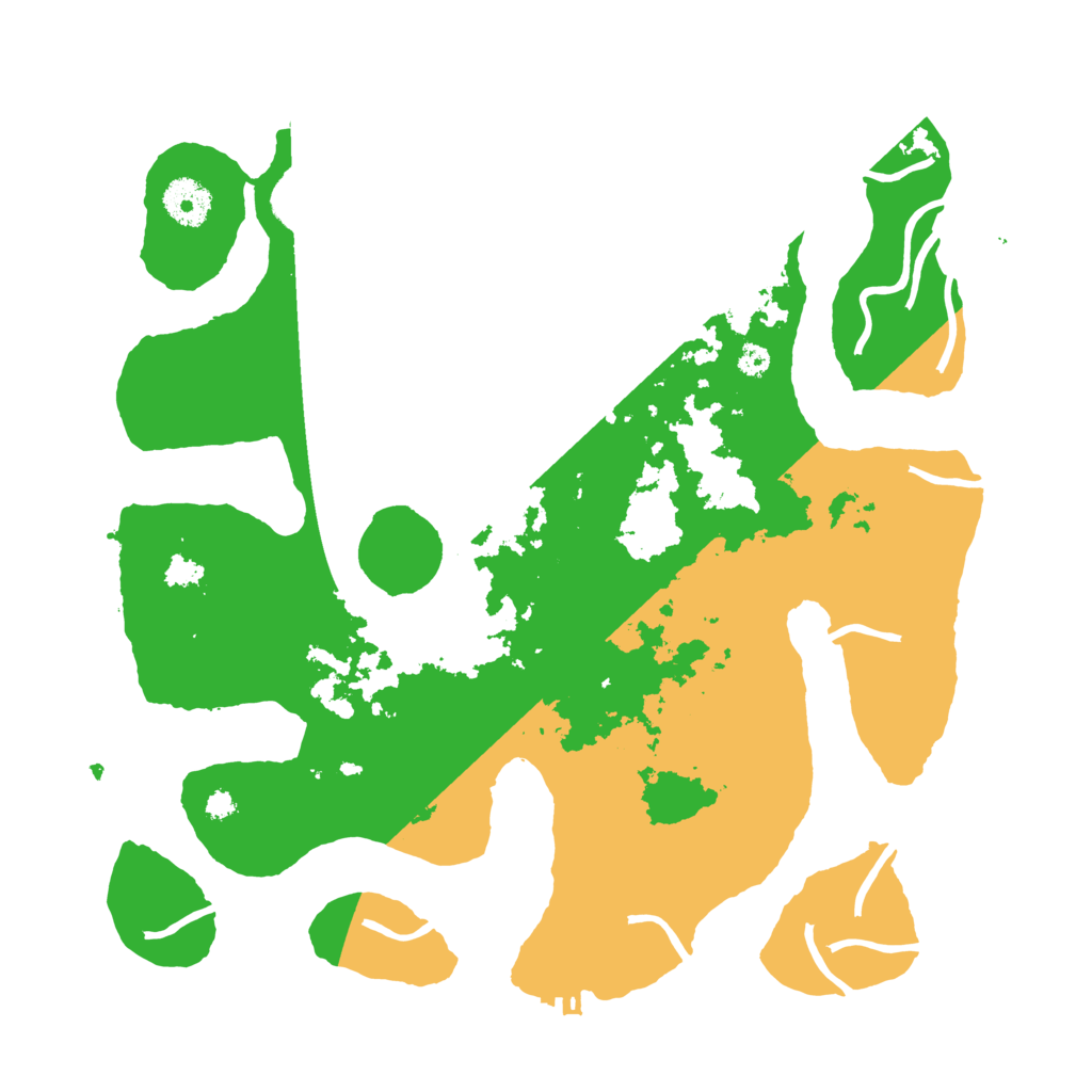 Biome Rust Map: Procedural Map, Size: 3500, Seed: 5290064