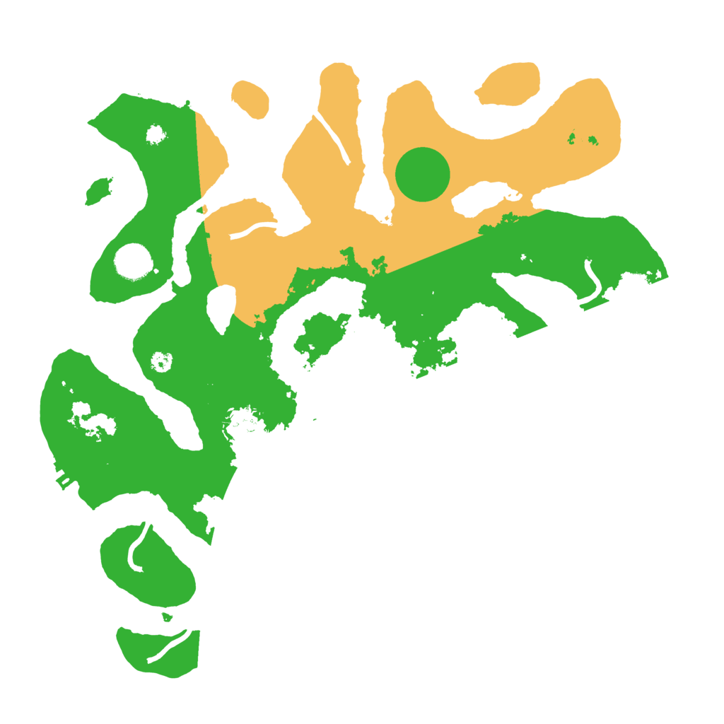 Biome Rust Map: Procedural Map, Size: 3500, Seed: 1439284