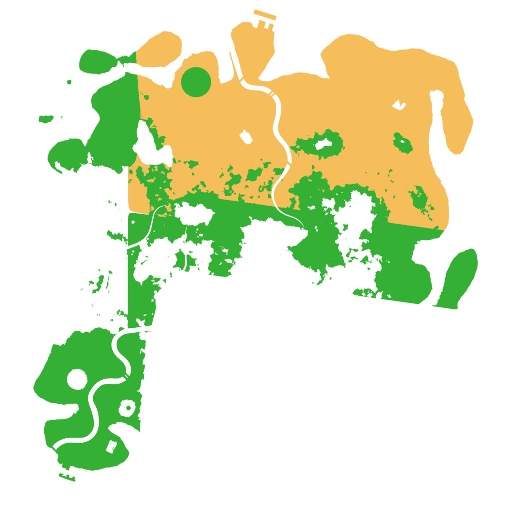 Biome Rust Map: Procedural Map, Size: 4500, Seed: 3454949