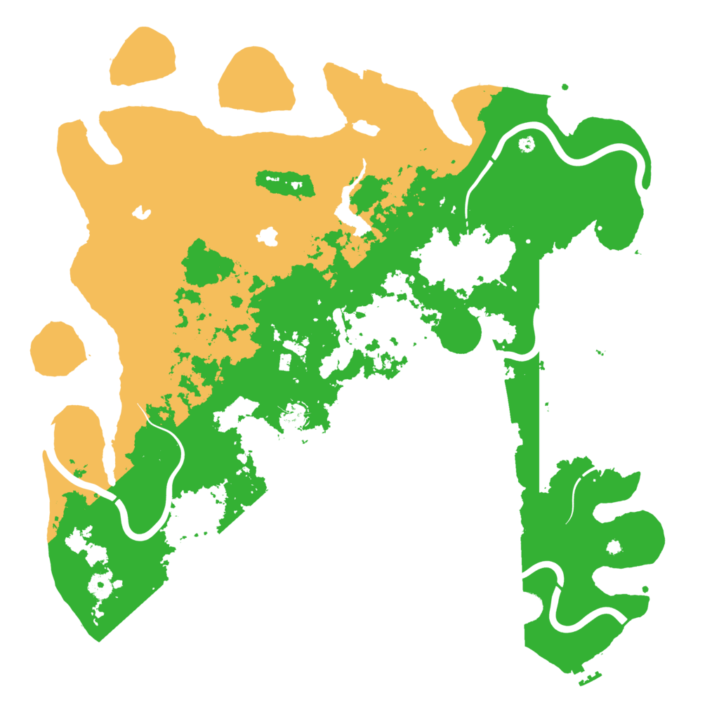 Biome Rust Map: Procedural Map, Size: 4500, Seed: 4623526