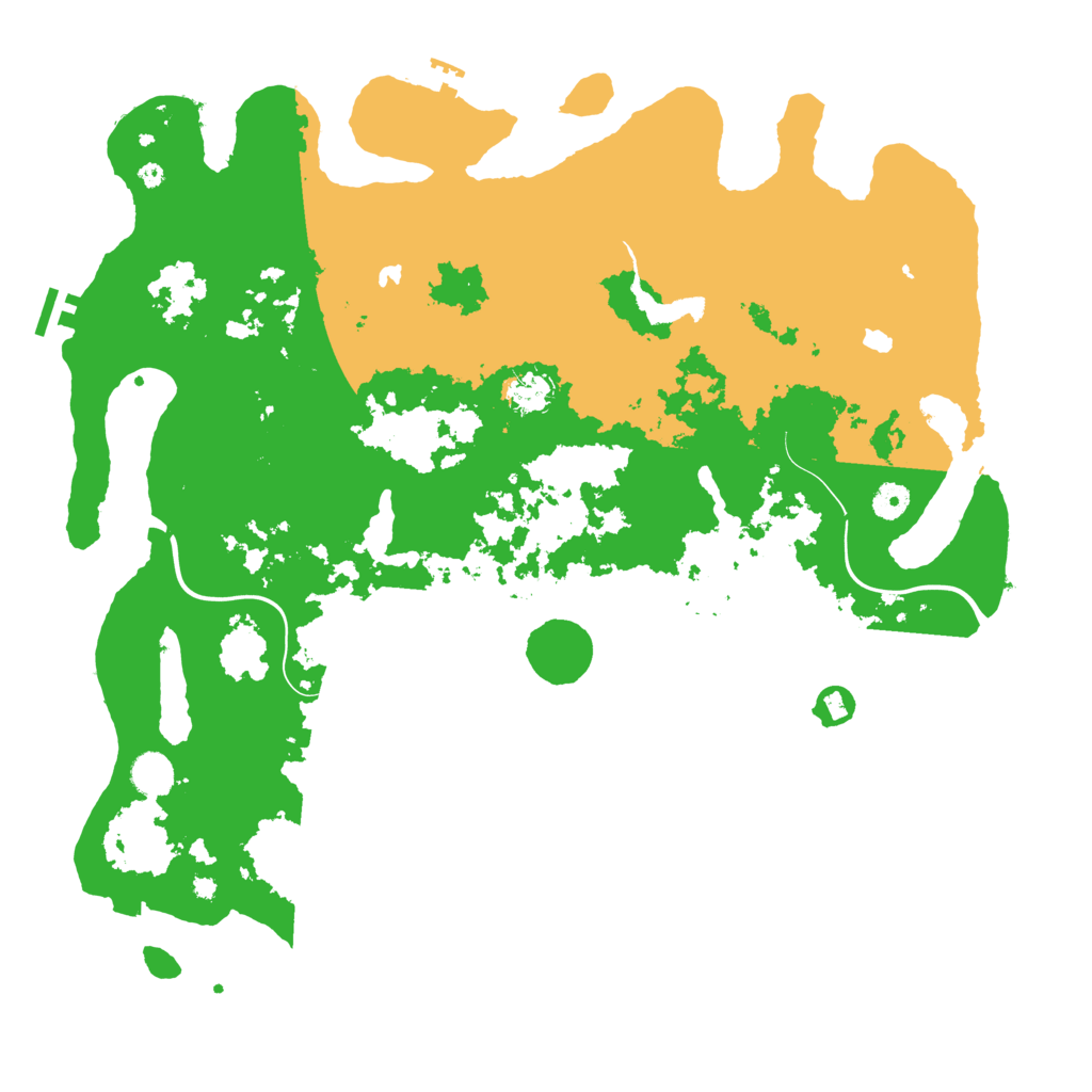 Biome Rust Map: Procedural Map, Size: 4500, Seed: 4412292