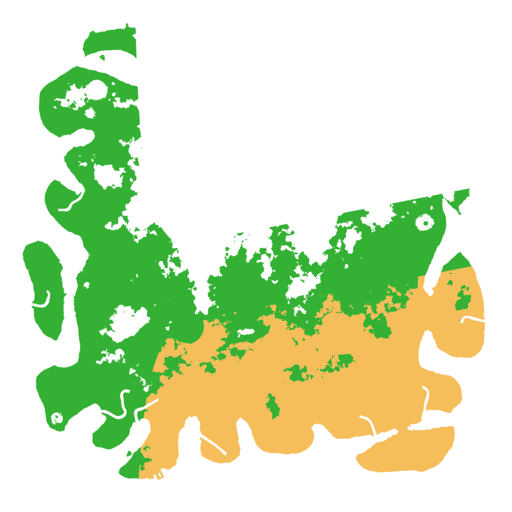 Biome Rust Map: Procedural Map, Size: 4500, Seed: 400