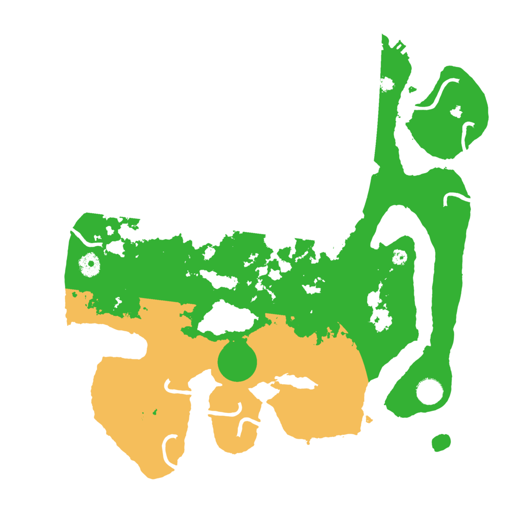 Biome Rust Map: Procedural Map, Size: 3500, Seed: 1547130175