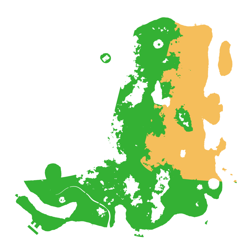 Biome Rust Map: Procedural Map, Size: 4000, Seed: 5095174