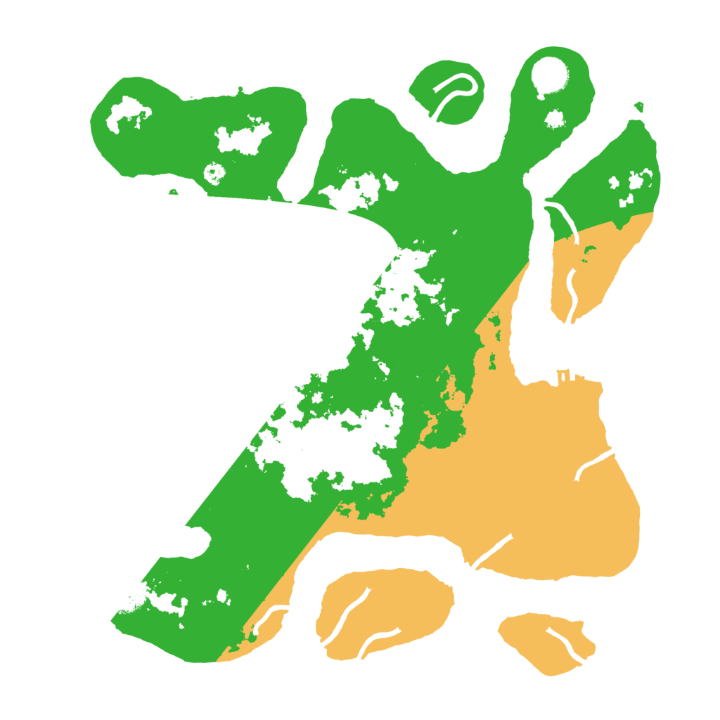 Biome Rust Map: Procedural Map, Size: 3500, Seed: 1907430