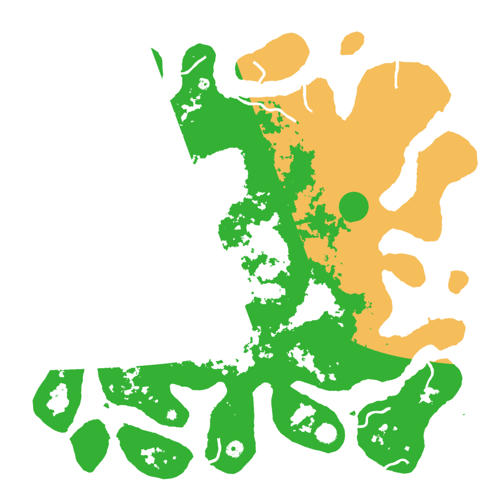 Biome Rust Map: Procedural Map, Size: 4500, Seed: 2918043