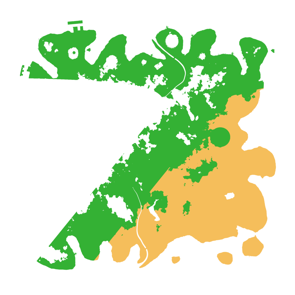Biome Rust Map: Procedural Map, Size: 4000, Seed: 597631376